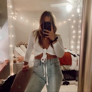 Brandy Melville Tie Long Sleeve